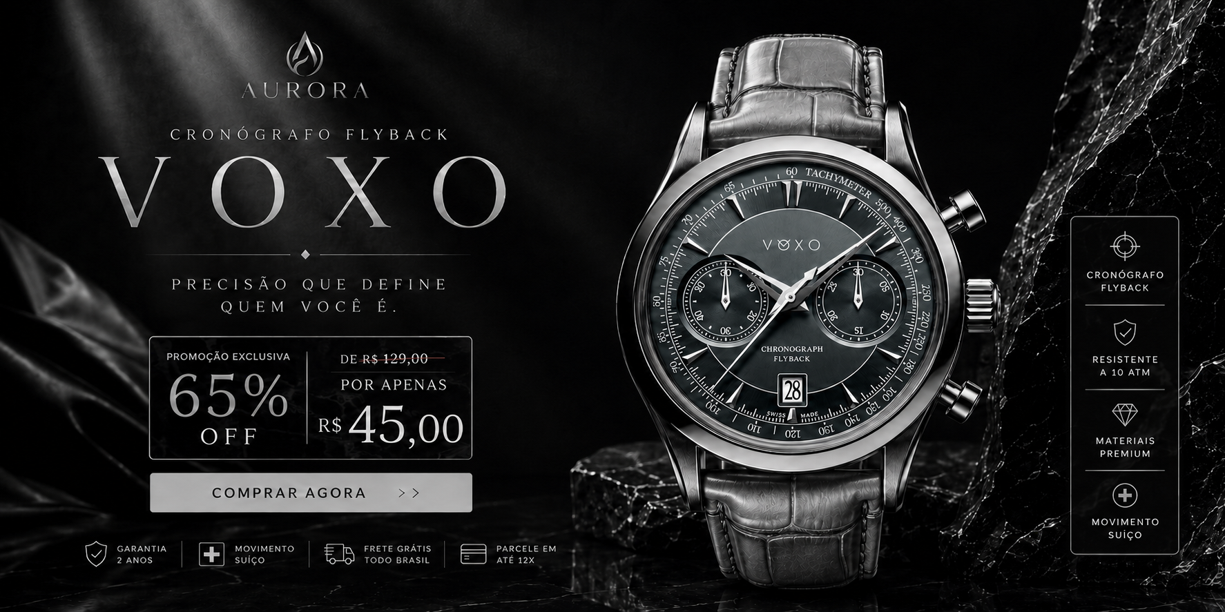 VOXO Flyback 42mm — R$ 45,00
